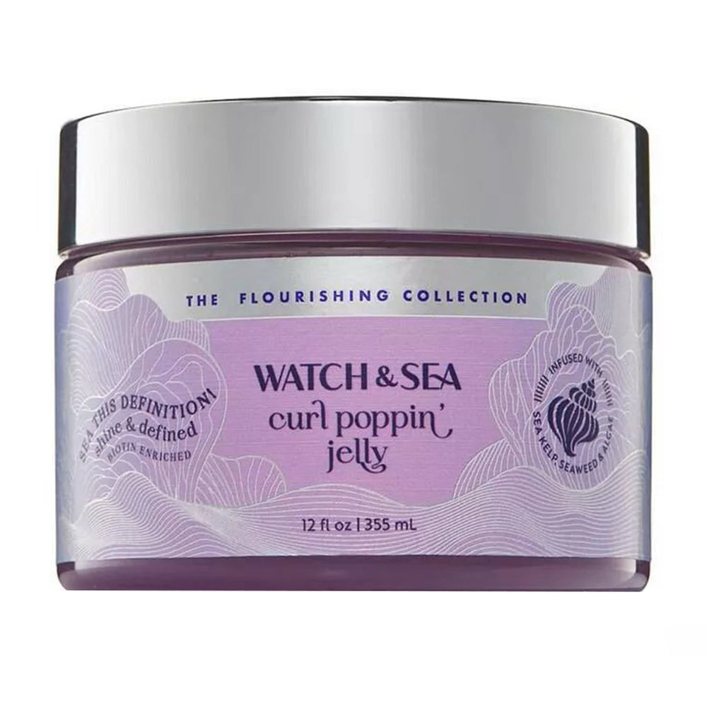Watch and Sea Curl Poppin Styling Jelly Curl Defining Frizz Control Gel 12Oz (355ml)
